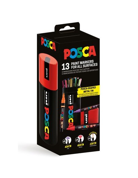 ROTUL.UNI-POSCA LATA METALICA DE 13