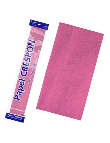 BOLSA 1H PAPEL CREPE DOHE 50X250CM ROSA