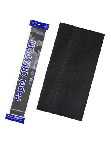 BOLSA 1H PAPEL CREPE DOHE 50X250CM NEGRO