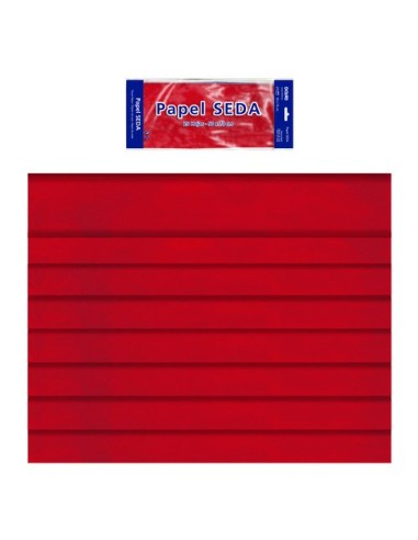 BOLSA 25H PAPEL SEDA DOHE 50X70CM ROJO