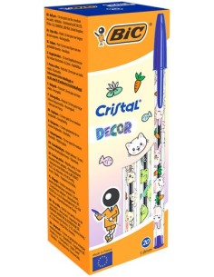 BOLIG.BIC CRISTAL KAWAII AZUL CAJA 20
