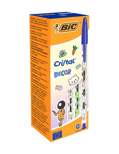 BOLIG.BIC CRISTAL KAWAII AZUL CAJA 20