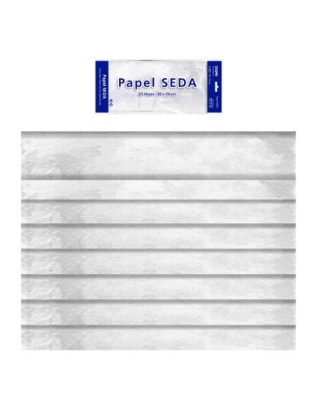 BOLSA 25H PAPEL SEDA DOHE 50X70CM BLANCO