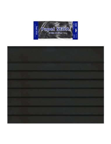 BOLSA 25H PAPEL SEDA DOHE 50X70CM NEGRO