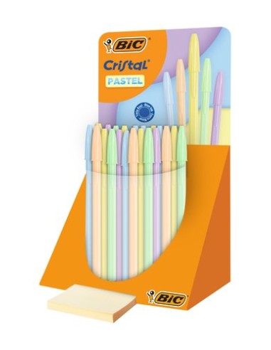 BOLIG.BIC CRISTAL PASTEL EXP. DE 40