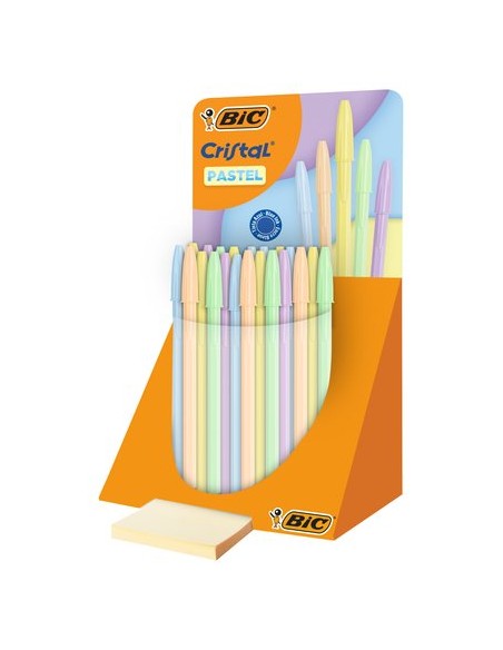 BOLIG.BIC CRISTAL PASTEL EXP. DE 40