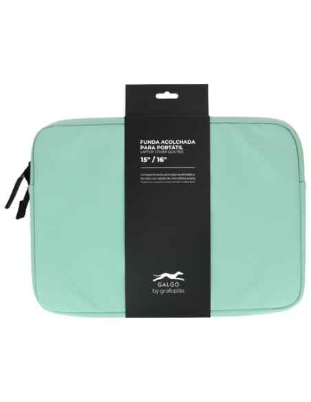 FUNDA PORTATIL GALGO 16  VERDE CLARO