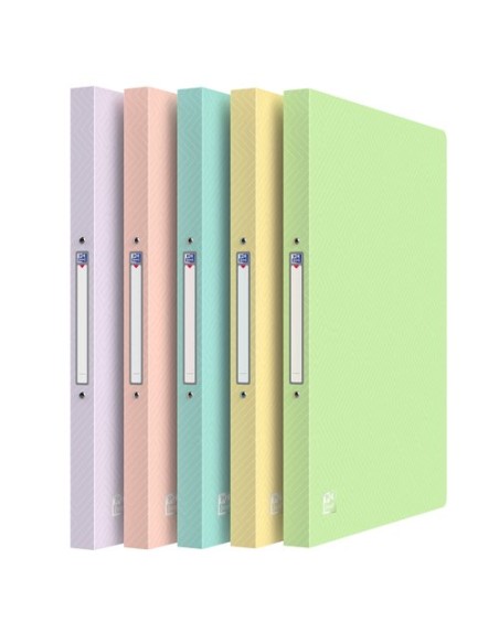 CARPETA OXFORD PP A4 2 AN.15 SURT. PASTE - Pack de 10 unidades