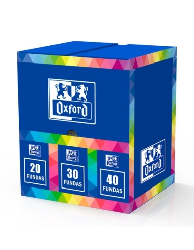 OXFORD CARPETA CON FUNDAS LIVE&GO ESPIRAL 30/40/50 EXPOSITOR 20 UD