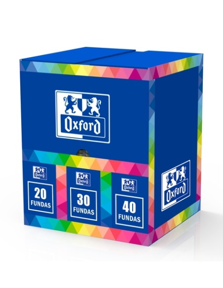 OXFORD CARPETA CON FUNDAS LIVE&GO ESPIRAL 30/40/50 EXPOSITOR 20 UD