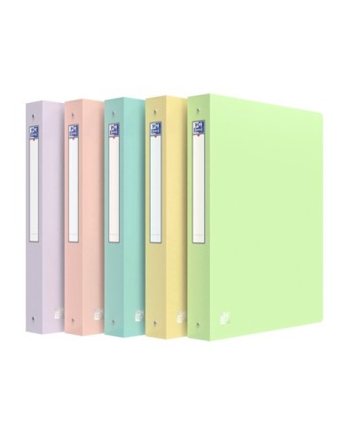 CARPETA OXFORD PP A4 4 AN.30 SURT. PASTE - Pack de 10 unidades