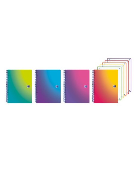 BLOC OXF. EU.BOOK 5 GRADIENT A4 120h CD. - Pack de 5 unidades