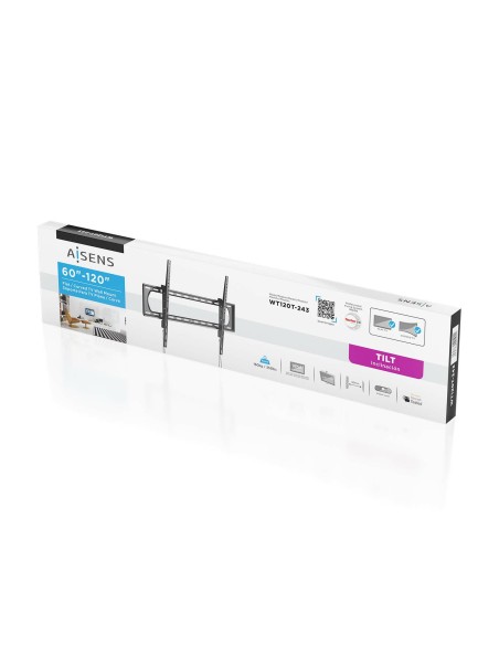 Soporte eco inclinable para Monitor/TV 160kg de 60-120, Negro