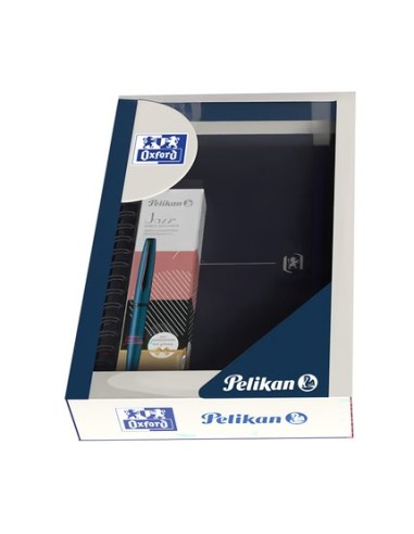 BLOC OXF. IDENTITY B5 96h DOTS COL.(4) + - Pack de 4 unidades