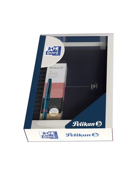 BLOC OXF. IDENTITY B5 96h DOTS COL.(4) + - Pack de 4 unidades