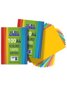 PAPEL COLOR PREMIER A4 80g 100h S.FUERTE