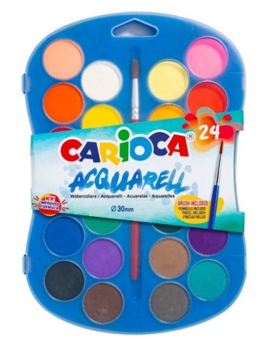 ESTUCHE 24 ACUARELAS CARIOCA 42405
