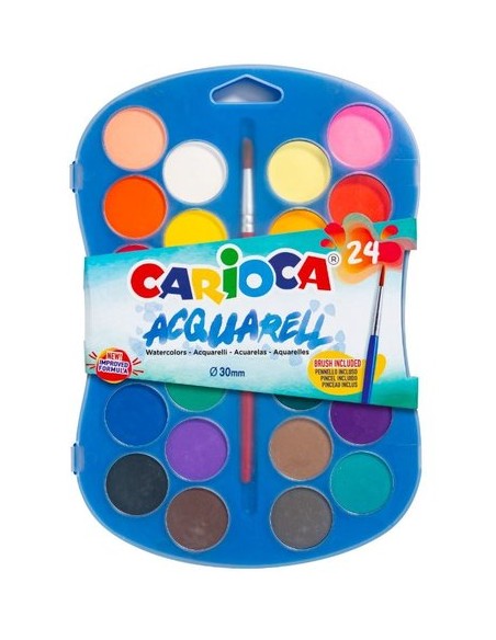 ESTUCHE 24 ACUARELAS CARIOCA 42405