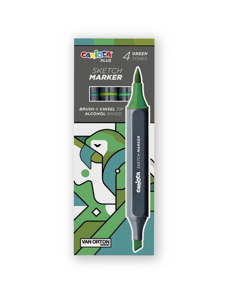 ROTUL.CARIOCA PLUS DOBLE P.COL.VERDES C/