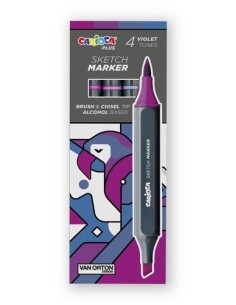 ROTUL.CARIOCA PLUS DOBLE P.COL.VIOLETAS