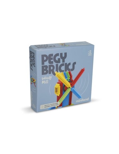 JUEGO MINILAND PEGY BRICKS: WINDY MILL