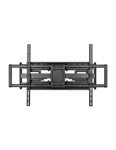 Soporte Pro Giratorio, Inclinable Y Nivelable Para Monitor/tv 120kg De 60-120, Negro