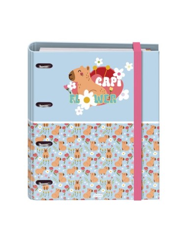 CARPEBLOC DOHE CAPI FLOWER A4 POLY AZUL