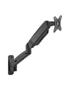 Soporte De Pared Pro Contrapeso Giratorio E Inclinable Para Monitor/tv 9kg (3 Pivotes, 1 Brazo) De 17-32, Negro