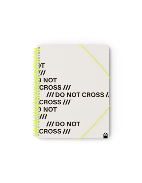 TAR.CARCH.ESP.PP.NOT CROSS A4 40 F GREY - Pack de 4 unidades