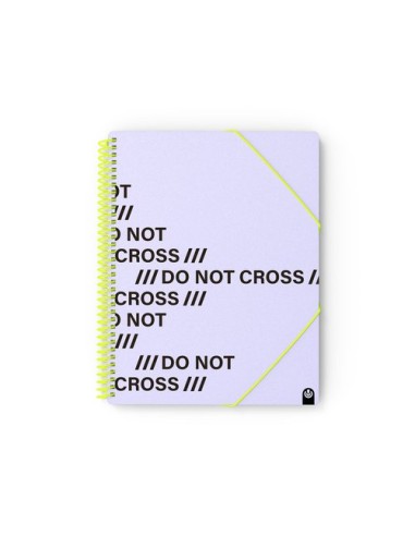 TAR.CARCH.ESP.PP.NOT CROSS A4 40 F MAUVE - Pack de 4 unidades