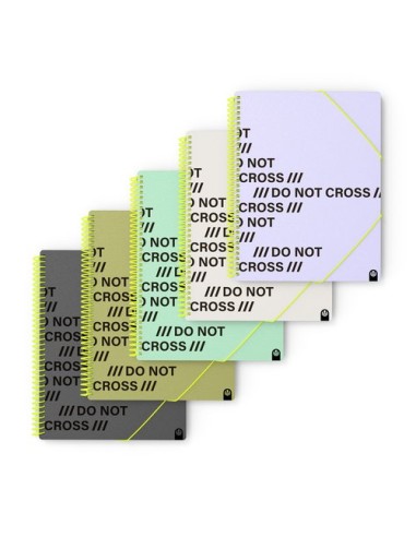 TAR.CARCH.ESP.PP.NOT CROSS A4 40 F SURTI - Pack de 10 unidades