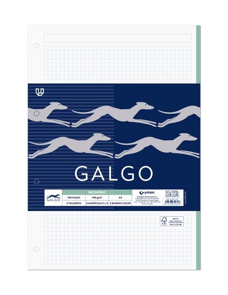 RECAMBIO GALGO A4 100h 4 TAL. CD.5