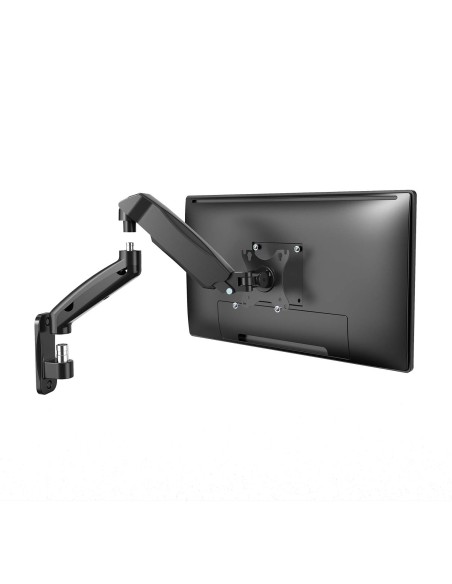 Soporte De Pared Pro Contrapeso Giratorio E Inclinable Para Monitor/tv 9kg (3 Pivotes, 1 Brazo) De 17-32, Negro
