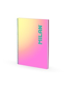BLOC MILAN SUNSET A4 90h HZ. ROSA - Pack de 3 unidades