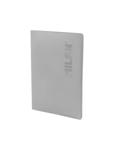LIBRETA MILAN SHADOW A4 48h HZ. GRIS - Pack de 3 unidades