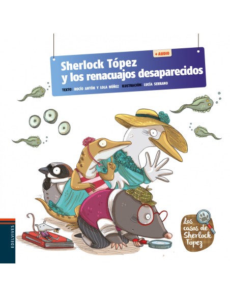 SHERLOCK TOPEZ Y LOS RENACUAJOS DESAPARECIDOS QR