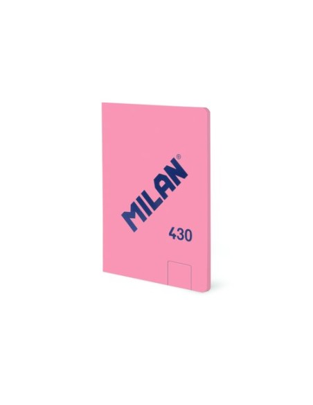 LIBRETA MILAN 430 A6 48h LISO ROSA - Pack de 6 unidades