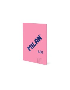 LIBRETA MILAN 430 A6 48h CD.5 ROSA - Pack de 6 unidades
