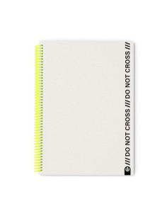 BLOC CARCHIVO NOT CROSS A4 100h HZ. GREY - Pack de 4 unidades
