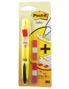 ROTUL.FLUOR 3M POST-IT AMARILL.+ 3 INDEX