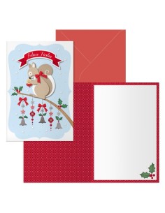 CHRISTMAS DOHE 115x170 ARDILLA - Pack de 6 unidades
