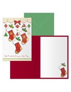 CHRISTMAS DOHE 115x170 CALCETINES - Pack de 6 unidades