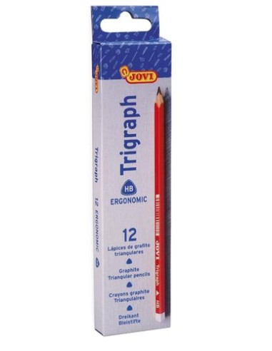 LAPIZ JOVI TRIGRAPH - HB - Pack de 12 unidades