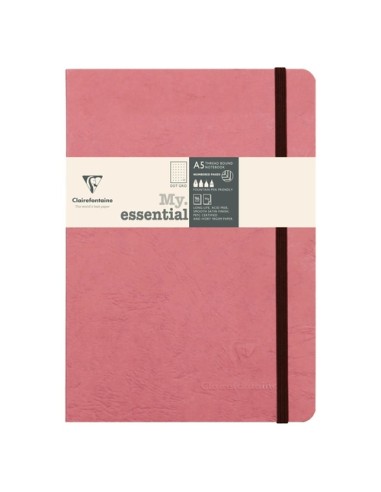 CUADERNO CF. COSIDO A5 96h DOT ROSA - Pack de 5 unidades