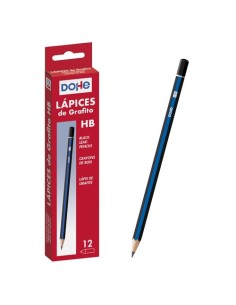 LAPIZ GRAFITO DOHE - HB - Pack de 12 unidades