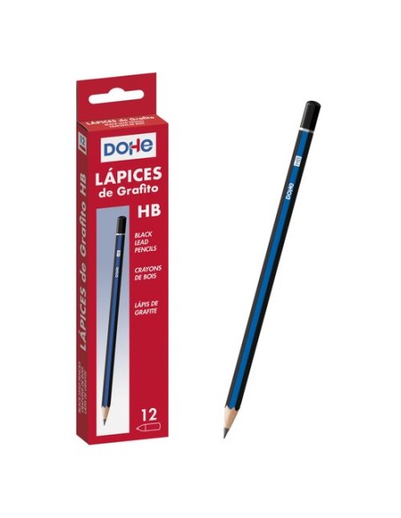 LAPIZ GRAFITO DOHE - HB - Pack de 12 unidades