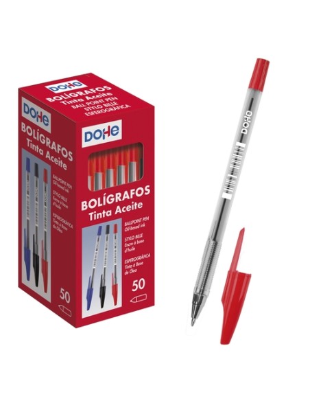 BOLIG.DOHE 1.0 ROJO - Pack de 50 unidades