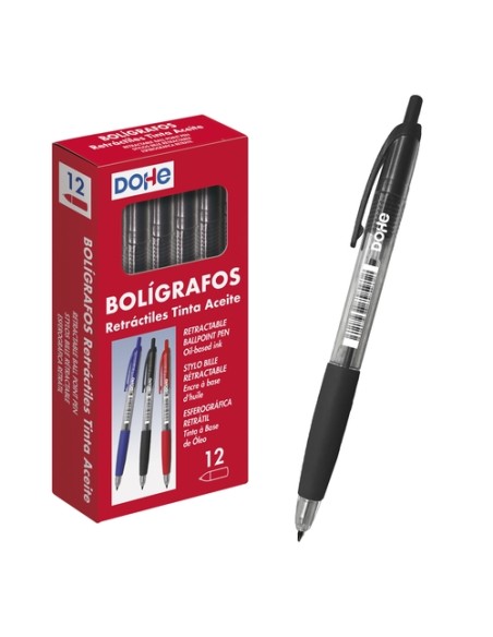 BOLIG. DOHE RT. 1.0 NEGRO - Pack de 12 unidades