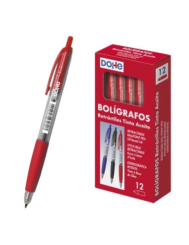 BOLIG. DOHE RT. 1.0 ROJO - Pack de 12 unidades