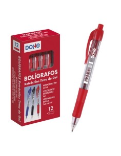 ROLLER DOHE RT. GEL ROJO - Pack de 12 unidades